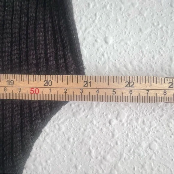 Everlane The Rib-Knit Cap-Sleeve Midi Dress Size L Black EUC - Picture 12 of 16